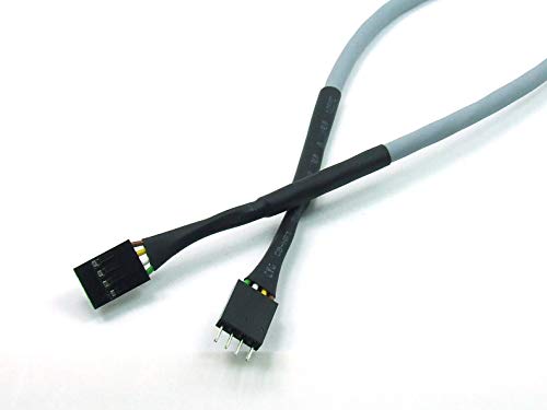 POPESQ® 1 Stk. x Kabel Dupont Mänlich - Weiblich 2m lang 4 polig 0.25mm² Litze Super Flexibel Motor Sensor CNC 3D Drucker für Führungskette #A2572 von POPESQ