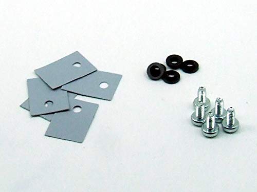 POPESQ® 5 Stück Kühlkörper-Befestigungsflansche für Transistor, Tyristor, Mosfet Isolierung TO220#A3444 von POPESQ