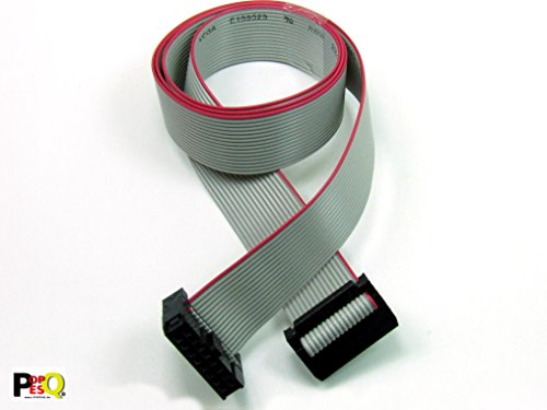 POPESQ® - IDC Kabel/Cable 14 polig (2x 7) cca. 20 cm / 0.2 m lang/long, Flachbandkabel Ribbon #A1311 von POPESQ