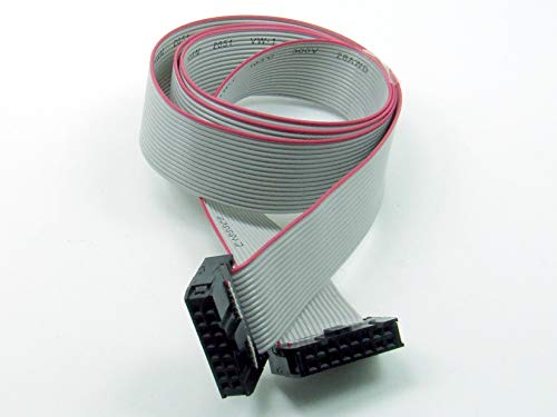 POPESQ® - IDC Kabel/Cable 16 polig (2x 8) cca. 100 cm / 1 m lang/long, Flachbandkabel Ribbon #A1318 von POPESQ