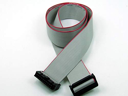 POPESQ® - IDC Kabel/Cable 20 polig (2x 10) cca. 100 cm / 1 m lang/long, Flachbandkabel Ribbon #A1322 von POPESQ