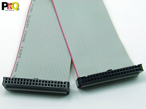 POPESQ® - IDC Kabel/Cable 40 polig (2x 20) cca. 120 cm / 1.2 m lang/long, Flachbandkabel Ribbon, Raspberry Pi #A1913 von POPESQ