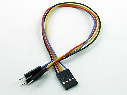 POPESQ® - Kabel Cable BUCHSE - STECKER 4 polig/Way Female - Male Connector BREADBOARD Dupont 2.54mm #A1344 von POPESQ