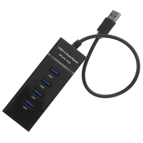 POPETPOP 1 PC 4 Hub Für Port Erweiterung Multi Kabel Adapter USB 30 Splitter Kunststoff Schwarz POPETPOP 1 PC 4 Hub Für Port Erweiterung Multi Kabel Adapter USB 30 Splitter Kunststoff Schwarz von POPETPOP