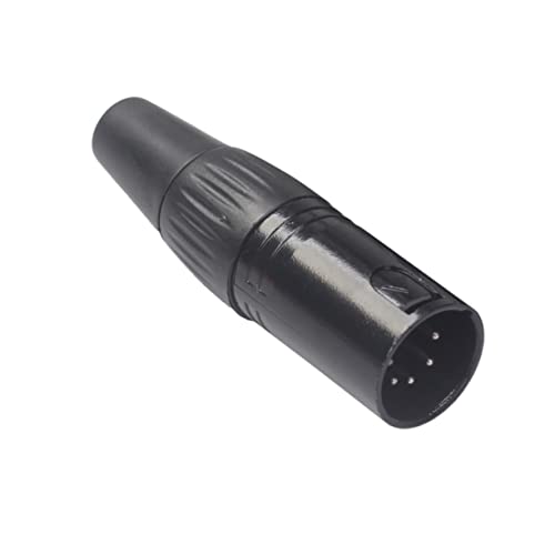 POPETPOP 1 Paar 5 5-poliger XLR-Stecker auf Buchse Audio-Adapter schweisszubehoer kupfer zinkleimverband swor mikrofonkabel Audioanschluss Tipp-Stecker-Konverter Klinken-Audio-Adapter Black von POPETPOP