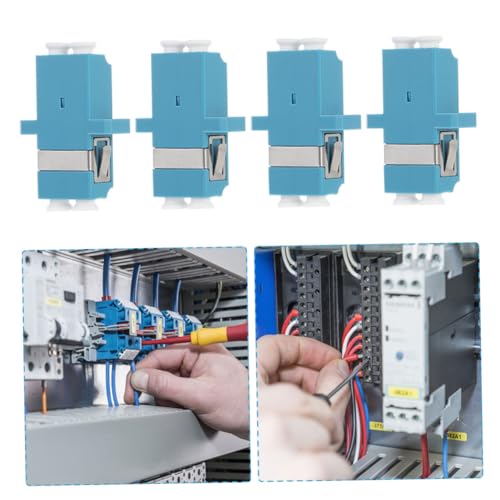 POPETPOP 1 Satz Der Glasfaseranschluss Glasfaserkabel Adapterstecker Optische Adapter Und Koppler Plastik Sky-blue 10 Stück POPETPOP 1 Satz Der Glasfaseranschluss Glasfaserkabel Adapterstecker Optische Adapter Und Koppler Plastik Sky-blue 10 Stück von POPETPOP