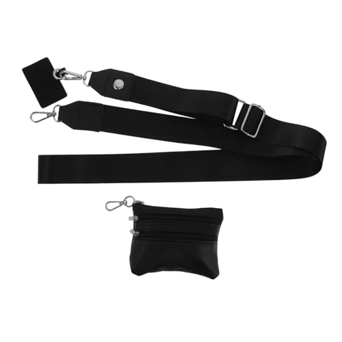 POPETPOP 1 Satz Flugzeuggurt Handyband mit Geldbörse Brieftasche mit Riemen Telefonriemen Crossbody Handyträger für Frauen Handytaschen mit Umhängeriemen Polyester Black POPETPOP 1 Satz Flugzeuggurt Handyband mit Geldbörse Brieftasche mit Riemen Telefonriemen Crossbody Handyträger für Frauen Handytaschen mit Umhängeriemen Polyester Black von POPETPOP