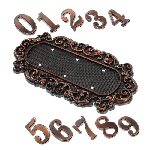 POPETPOP 1 Satz Retro -Türnummer Hausadressenschild Zahlen für Hauszeichen Wohnkultur drinnen Hausnummer Dekotafel für den Haushalt kreatives Design Acryl-Kunststoff POPETPOP 1 Satz Retro -Türnummer Hausadressenschild Zahlen für Hauszeichen Wohnkultur drinnen Hausnummer Dekotafel für den Haushalt kreatives Design Acryl-Kunststoff von POPETPOP