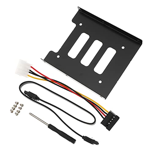 POPETPOP 1 Satz SSD festplattenadapter Bucht intern Festplattenhalterung SSD-Laufwerk Fahren Laufwerksschachtkonverter Festplatteneinschub Festplattenschacht Metall Black POPETPOP 1 Satz SSD festplattenadapter Bucht intern Festplattenhalterung SSD-Laufwerk Fahren Laufwerksschachtkonverter Festplatteneinschub Festplattenschacht Metall Black von POPETPOP