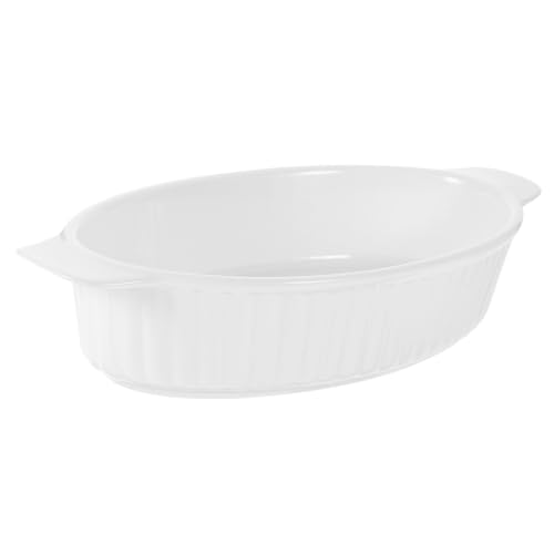 POPETPOP 1 Stück Amphora Gestell Gärkorb Für Sauerteig Kuchenform Aus Porzellan Platte Sauerteigkorb Pizzastein Planke Auflaufschale Kastenform Mit Deckel Abs Blech Plätzchen Keramik Weiß von POPETPOP