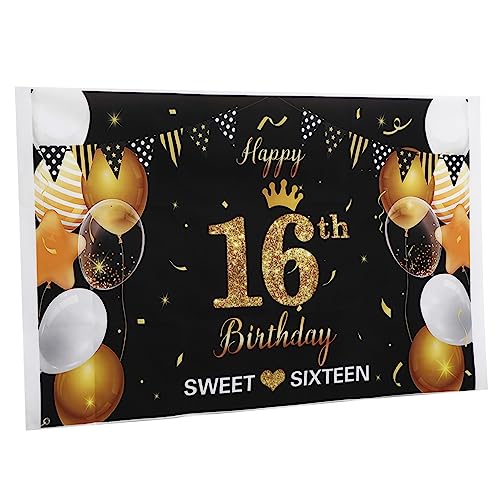POPETPOP 1 Stück Geburtstagshintergrundtuch Süß Fotohintergrund Für Geburtstagsfeiern Geburtstag Wanddecke Erwachsene Geburtstagsfeier Hängende Decke Geburtstagsbanner Fototuch Aus Vinyl von POPETPOP