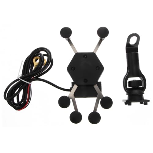 POPETPOP 1 Stück handyhalter Griff Fahrrad telefonständer Handy, Mobiltelefon Stand Motorrad Zyklus Aluminiumlegierung Schwarz POPETPOP 1 Stück handyhalter Griff Fahrrad telefonständer Handy, Mobiltelefon Stand Motorrad Zyklus Aluminiumlegierung Schwarz von POPETPOP