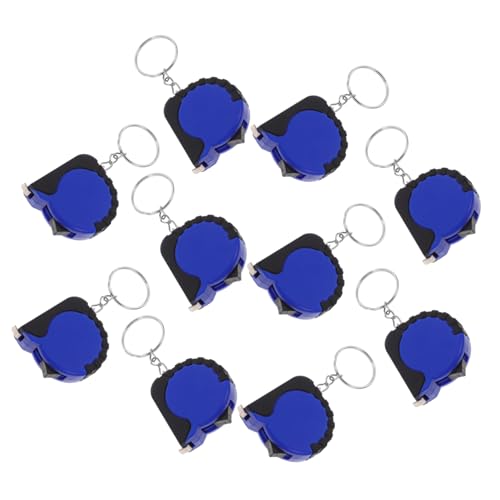 POPETPOP 10 Stück Keychain -Bandmaß Mini-Schlüsselanhänger mit Maßband aus Stahl Mini-Einziehband kleines Messband Maßband einziehbar Körpermaßband Keychain -Messband Maßband Mini Abs Blau POPETPOP 10 Stück Keychain -Bandmaß Mini-Schlüsselanhänger mit Maßband aus Stahl Mini-Einziehband kleines Messband Maßband einziehbar Körpermaßband Keychain -Messband Maßband Mini Abs Blau von POPETPOP