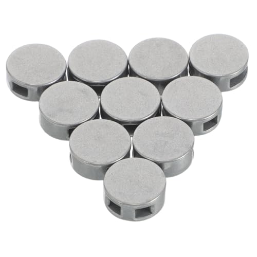 POPETPOP 10 Stück Metall Elastische Kordel Schnalle Seil Stecker Kordelspanner Clip Toggle Elastischer Seilstopper Für Notebook Band Kordelzug Seil POPETPOP 10 Stück Metall Elastische Kordel Schnalle Seil Stecker Kordelspanner Clip Toggle Elastischer Seilstopper Für Notebook Band Kordelzug Seil von POPETPOP