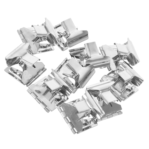 POPETPOP 10 Stück Preisschildregal stehen Schilder für Kleiderständer Etikettenhalter aufclipsen Display-Clips für den Einzelhandel Tag-Clips Rostfreier Stahl Silber POPETPOP 10 Stück Preisschildregal stehen Schilder für Kleiderständer Etikettenhalter aufclipsen Display-Clips für den Einzelhandel Tag-Clips Rostfreier Stahl Silber von POPETPOP