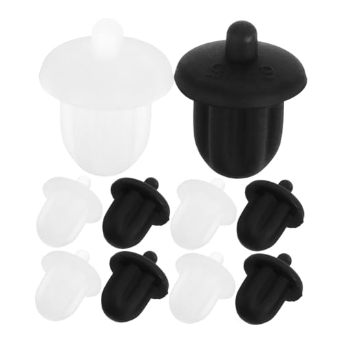 POPETPOP 10 Stück Staubstopfen Anti - -Jackstecker Anti - -Sockelabdeckung Mikrofonschutz Staubschutz aus Silikon Staubbedeckung für DVD -Player Kieselgel von POPETPOP