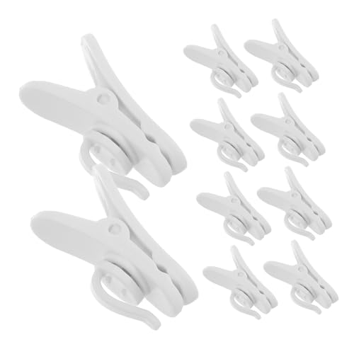 POPETPOP 100 Stück Clip Für Kopfhörerkabel Mikrofonkabelclip Headset-klemme Anhang Mit Kopfhörerzubehör Clips Für Mikrofonkabel Anti-interferenzkabelclip Kopfhörer-Clip Weiß Plastik von POPETPOP