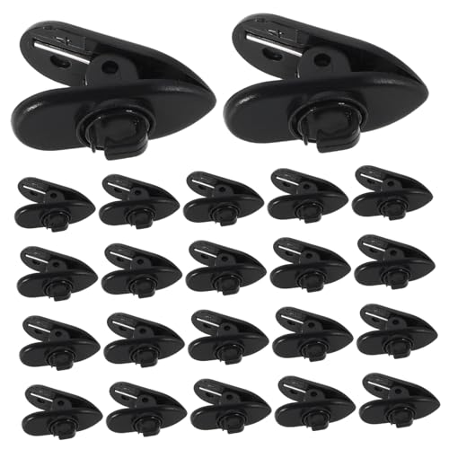 POPETPOP 100 Stück Kopfhörerkabel Clips Clips Kopfhörer Draht Clip Für Ohrhörer Draht Kopfhörer Kabel Clip Ohrhörer Clip Kopfhörer Clip Kopfhörer Klemme Ohrhörer Zubehör Schwarzer von POPETPOP