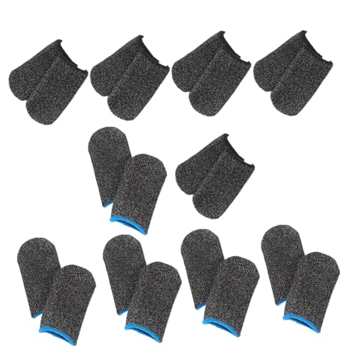 POPETPOP 10Paare Touchscreen Fingerhüllen für Spiele Atmungsaktive Fingerabdeckungen mit Schweißabsorptionstechnologie für Mobiles Gaming Sorgen für Besseres Spielerlebnis POPETPOP 10Paare Touchscreen Fingerhüllen für Spiele Atmungsaktive Fingerabdeckungen mit Schweißabsorptionstechnologie für Mobiles Gaming Sorgen für Besseres Spielerlebnis von POPETPOP