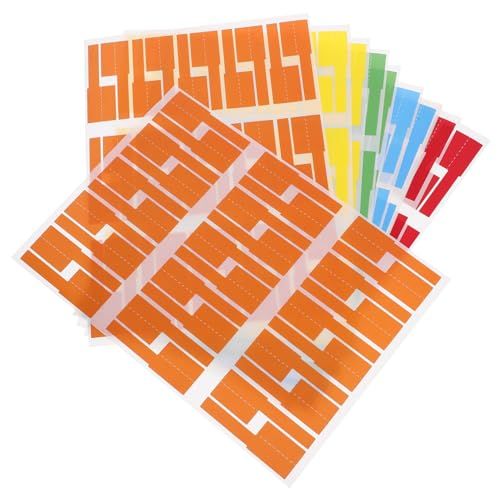 POPETPOP 12 Blatt Etikettenpapier Für Netzwerkkabel Name Aufkleber Schwer Schaltung Stichworte Farbig Kabeletiketten Ziehen Um Draht Kabelclip Boden Aus Synthetischem Papiergitter POPETPOP 12 Blatt Etikettenpapier Für Netzwerkkabel Name Aufkleber Schwer Schaltung Stichworte Farbig Kabeletiketten Ziehen Um Draht Kabelclip Boden Aus Synthetischem Papiergitter von POPETPOP