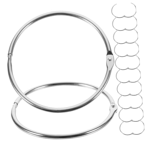POPETPOP 12 Stück Book Circle Album Card Circle Gold Runden Bindemittel Lose Bücherringe Schlüsselringe Für Stichworte Schlüsselbund Schlüsselkettenringe Herstellung Bindung Eisen Silber POPETPOP 12 Stück Book Circle Album Card Circle Gold Runden Bindemittel Lose Bücherringe Schlüsselringe Für Stichworte Schlüsselbund Schlüsselkettenringe Herstellung Bindung Eisen Silber von POPETPOP