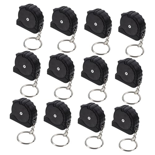POPETPOP 12Stücke Mini Maßband Schlüsselanhänger Einziehbare Taschenmaßbänder für Projekte Leuchtende für Einfache Identifizierung Kompakt POPETPOP 12Stücke Mini Maßband Schlüsselanhänger Einziehbare Taschenmaßbänder für Projekte Leuchtende für Einfache Identifizierung Kompakt von POPETPOP