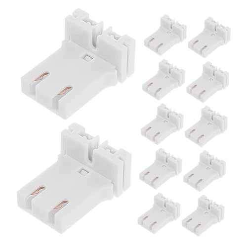 POPETPOP 12Stücke Teiliges Plug Förmiges Leuchtstofflampenhalter für Deckenlampen Kompatibel mit Röhren Langlebig und Einfach zu Installieren Sicherer Halt und Elegantes POPETPOP 12Stücke Teiliges Plug Förmiges Leuchtstofflampenhalter für Deckenlampen Kompatibel mit Röhren Langlebig und Einfach zu Installieren Sicherer Halt und Elegantes von POPETPOP