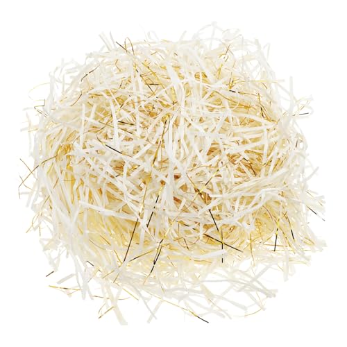 POPETPOP 1Packung Raffia Papierfüller Zerkleinertes Papier für Geschenkverpackungen Dämpfungsmaterial für Zerbrechliche Gegenstände Dekorativer Füllstoff für Geschenkkörbe und Pakete POPETPOP 1Packung Raffia Papierfüller Zerkleinertes Papier für Geschenkverpackungen Dämpfungsmaterial für Zerbrechliche Gegenstände Dekorativer Füllstoff für Geschenkkörbe und Pakete von POPETPOP