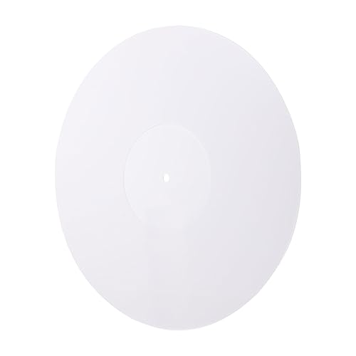 POPETPOP 1Stück Acryl Schallplattenmatte Weiß Schwingungsreduzierende Disc Schutzmatte für Vinylspieler Erhöht die Haftung Verbessert die Klangqualität Leicht Einfach POPETPOP 1Stück Acryl Schallplattenmatte Weiß Schwingungsreduzierende Disc Schutzmatte für Vinylspieler Erhöht die Haftung Verbessert die Klangqualität Leicht Einfach von POPETPOP