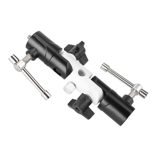 POPETPOP 1Stück Einstellbarer Aluminium Taschenlampenhalter Teilig U Förmiger Sockel Für Flexibles Fotografieren Leicht Stabil Für Blitzgeräte Softboxen von POPETPOP