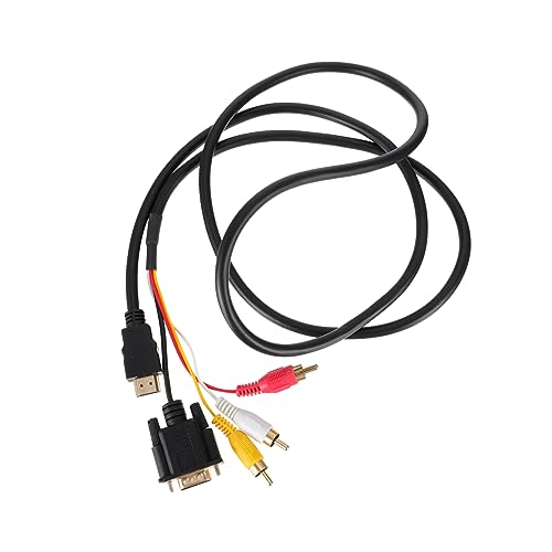 POPETPOP 1Stück Vga Adapterkabel Hochwertiges Multimedia Kabel Für PC Laptop Für Av Schnelle Verlustfreie Übertragung Langlebiges Material von POPETPOP