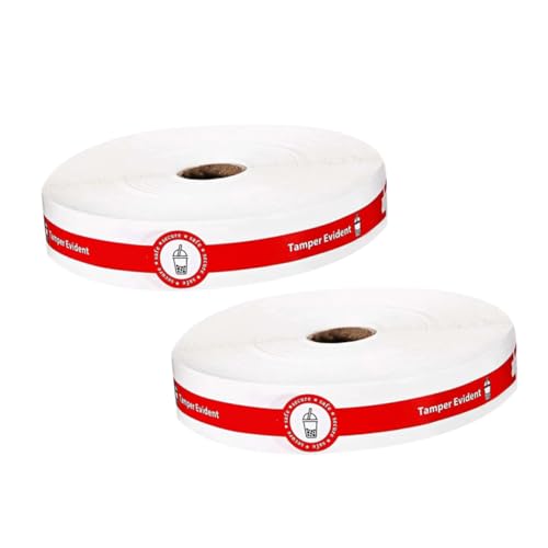 POPETPOP 2 Rollen Getränkebdeckungsaufkleber Einfach Zu Penielles Versiegelungsaufkleber Getränkekapseletiketten Dessert-aufkleber Rot Aufkleber Aus Beschichtetem Papier POPETPOP 2 Rollen Getränkebdeckungsaufkleber Einfach Zu Penielles Versiegelungsaufkleber Getränkekapseletiketten Dessert-aufkleber Rot Aufkleber Aus Beschichtetem Papier von POPETPOP