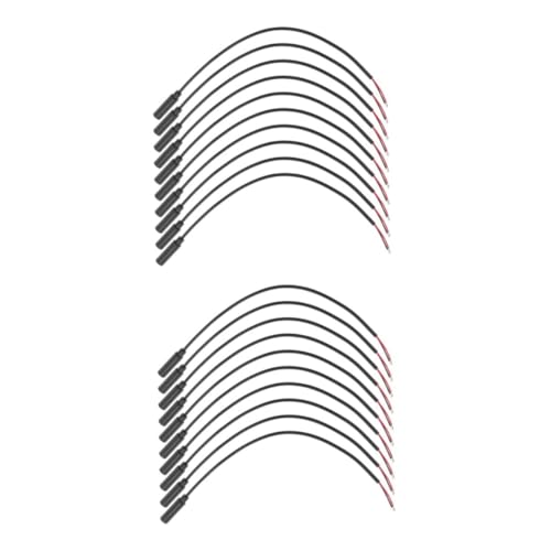 POPETPOP 2 Sätze Audioleitung Verdrahtet Kopfhörer Audio- Ende Stecker Handykabel Speaker Cables Monokabel Headphone Cable Lautsprecher Kabel-headset Stereo-klinkenkabel Black 10 Stück * 2 POPETPOP 2 Sätze Audioleitung Verdrahtet Kopfhörer Audio- Ende Stecker Handykabel Speaker Cables Monokabel Headphone Cable Lautsprecher Kabel-headset Stereo-klinkenkabel Black 10 Stück * 2 von POPETPOP