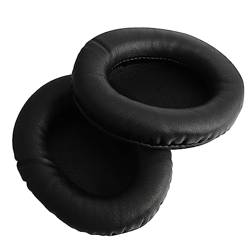 POPETPOP 2 Stück Kopfhörer Hülle Wireless Kopfhörer Schwammabdeckung Für Headset Bequeme Kopfhörerpolster Kopfhörerabdeckungen Headset-Pads Headset-Abdeckung Gedächtnisschaum Black von POPETPOP