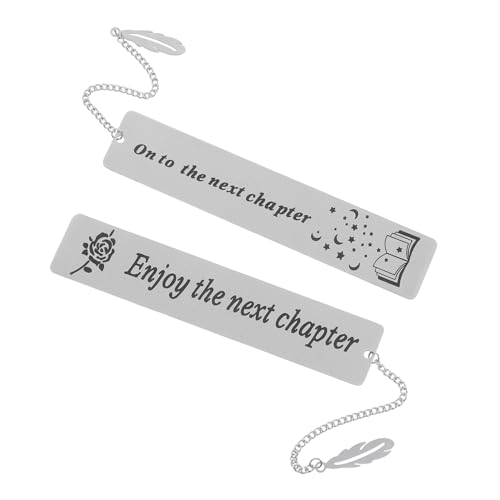 POPETPOP 2 Stück Lesezeichen aus Edelstahl Vintage -Lesezeichen Niedliches Lesezeichen aus Metall DIY -Lesezeichen Lesezeichen mit Lesemarkierung aus Metall Rostfreier Stahl Silber POPETPOP 2 Stück Lesezeichen aus Edelstahl Vintage -Lesezeichen Niedliches Lesezeichen aus Metall DIY -Lesezeichen Lesezeichen mit Lesemarkierung aus Metall Rostfreier Stahl Silber von POPETPOP