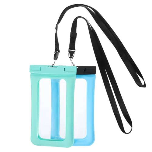 POPETPOP 2 Stück wasserdichte Handytasche universelle Display-Touch-Handytasche wasserdichte hülle für Handy Unterwasser-Handytasche mit Lanyard klarer Telefonbehälter POPETPOP 2 Stück wasserdichte Handytasche universelle Display-Touch-Handytasche wasserdichte hülle für Handy Unterwasser-Handytasche mit Lanyard klarer Telefonbehälter von POPETPOP