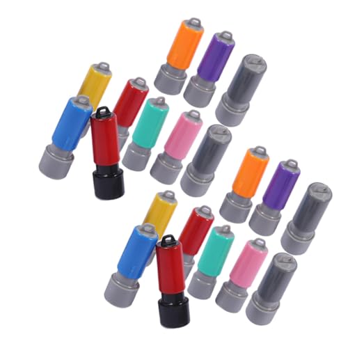 POPETPOP 20Stücke Teiliges Runde Stempelhüllen aus DIY Namen Stempel Dichtungswerkzeug für Handwerksprojekte und Kreative Bastelarbeiten Vielseitig Einsetzbar POPETPOP 20Stücke Teiliges Runde Stempelhüllen aus DIY Namen Stempel Dichtungswerkzeug für Handwerksprojekte und Kreative Bastelarbeiten Vielseitig Einsetzbar von POPETPOP