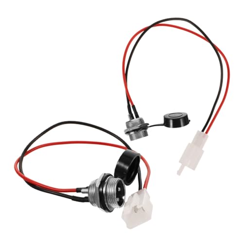 POPETPOP 2Stücke Scooter Ladeanschlüsse für Elektroroller Robustes Ladekabel für Stabile Ladeverbindung Kompatibel mit Verschiedenen Modellen von POPETPOP