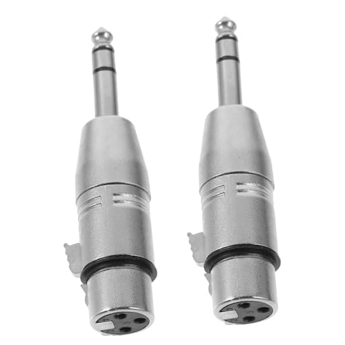 POPETPOP 2Stücke Xlr Adapter Xlr Buchse Trs Mikrofonzubehör Für Audio Musikgeräte Einfach Zu Bedienen Vielseitige Konnektivität POPETPOP 2Stücke Xlr Adapter Xlr Buchse Trs Mikrofonzubehör Für Audio Musikgeräte Einfach Zu Bedienen Vielseitige Konnektivität von POPETPOP