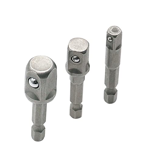 POPETPOP 3Stücke Teiliges Bohrer Erweiterungs Set Sechskant Vierkantkopf Adapter für Akkuschrauber Robustes Design Einfach zu Wechseln für Heimwerker POPETPOP 3Stücke Teiliges Bohrer Erweiterungs Set Sechskant Vierkantkopf Adapter für Akkuschrauber Robustes Design Einfach zu Wechseln für Heimwerker von POPETPOP