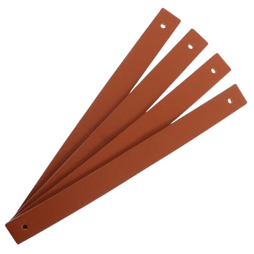 POPETPOP 4 Stück Schilderhaken aus Leder Gürtelhalter zur Wandmontage künstlich Diagramm wandmontierter Riemenaufhänger Willkommen hängend Anzeige Sitz PU-Leder Brown POPETPOP 4 Stück Schilderhaken aus Leder Gürtelhalter zur Wandmontage künstlich Diagramm wandmontierter Riemenaufhänger Willkommen hängend Anzeige Sitz PU-Leder Brown von POPETPOP