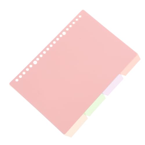 POPETPOP 4Stücke Pastellfarbene Notizbuchteiler aus Robustem Material Flexible Trennblätter für Einfache Organisation für Büro Schule und Zuhause POPETPOP 4Stücke Pastellfarbene Notizbuchteiler aus Robustem Material Flexible Trennblätter für Einfache Organisation für Büro Schule und Zuhause von POPETPOP