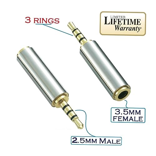 POPETPOP 5 Stück Adapter Stecker Verdrahtet Kopfhörer Kabel Headset Jack 2,5 Auf 3,5 Adapter POPETPOP 5 Stück Adapter Stecker Verdrahtet Kopfhörer Kabel Headset Jack 2,5 Auf 3,5 Adapter von POPETPOP