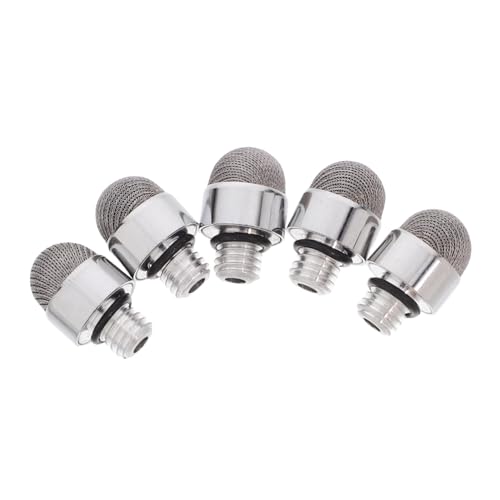 POPETPOP 5 Stück Kondensatorspitzen Touchscreen Stiftspitzen Kapazitive Stiftspitzen Stylus Stiftspitzen Ersatzspitzen Für Stylus Stifte Stylus Stift Ersatzspitzen Aluminium Silber von POPETPOP
