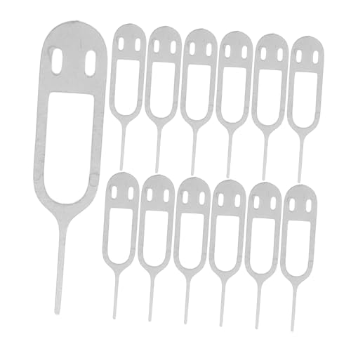 POPETPOP 50 Stück Nadel Zum Entfernen Der Handykarte SIM-entfernungstool Stiftauswerfer Universelles Tool Zum Entfernen Der SIM-Karte SIM-Karten-Tool Auswerferstift Silver Rostfreier Stahl POPETPOP 50 Stück Nadel Zum Entfernen Der Handykarte SIM-entfernungstool Stiftauswerfer Universelles Tool Zum Entfernen Der SIM-Karte SIM-Karten-Tool Auswerferstift Silver Rostfreier Stahl von POPETPOP