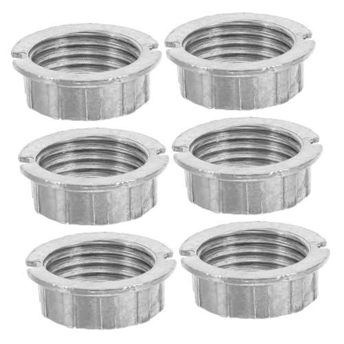 POPETPOP 6 Stück Lampenfassungsverlängerung Ersatzteile für Waschtischleuchten Austausch des Lampenschirmrings Austausch der Lampenfassung Glühbirnen -Outlet -Adapter Zinklegierung Silber POPETPOP 6 Stück Lampenfassungsverlängerung Ersatzteile für Waschtischleuchten Austausch des Lampenschirmrings Austausch der Lampenfassung Glühbirnen -Outlet -Adapter Zinklegierung Silber von POPETPOP