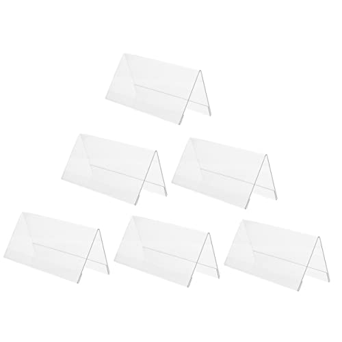 POPETPOP 6Stücke Acryl Tischaufsteller für Konferenzen Doppelseitige Platzkartenhalter für Hochzeit Bankett Büro und Veranstaltungen Robust und Elegant POPETPOP 6Stücke Acryl Tischaufsteller für Konferenzen Doppelseitige Platzkartenhalter für Hochzeit Bankett Büro und Veranstaltungen Robust und Elegant von POPETPOP
