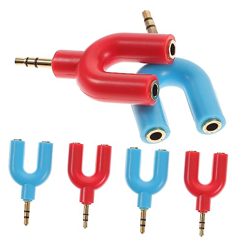 POPETPOP 6Stücke U Shape Kopfhörer Adapter Y Splitter Audio Splitter Für Kopfhörer Laptops Tablets Tragbares Design von POPETPOP