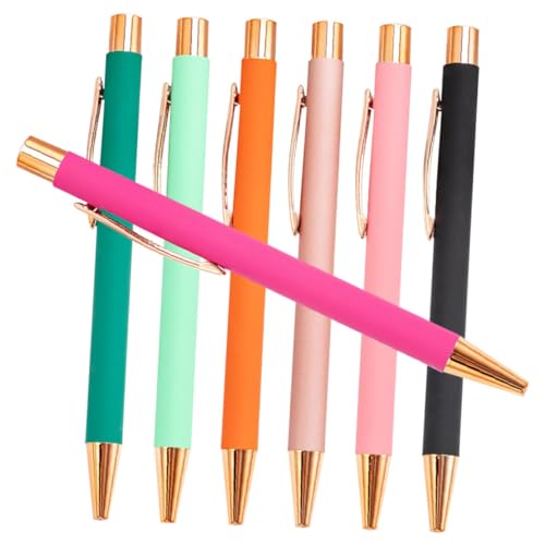 POPETPOP 7Stücke Teiliges Kugelschreiber Roségold und Ergonomisch für Büro Schule und für Studenten und Freunde POPETPOP 7Stücke Teiliges Kugelschreiber Roségold und Ergonomisch für Büro Schule und für Studenten und Freunde von POPETPOP