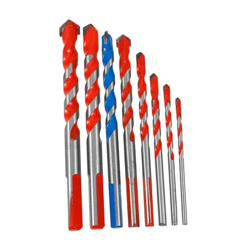 POPETPOP 8 Stück Multifunktionsbohrer Bohrer Beton Senkerbohrer Feinsteinzeug Fliesenbohrer Fliesenbohrer Mauerwerksbohrer Präzisionsbohrer Metallbohrer Wolframstahl POPETPOP 8 Stück Multifunktionsbohrer Bohrer Beton Senkerbohrer Feinsteinzeug Fliesenbohrer Fliesenbohrer Mauerwerksbohrer Präzisionsbohrer Metallbohrer Wolframstahl von POPETPOP